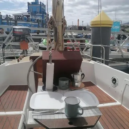Cozy Sailboat Experience Botel Las Galletas
